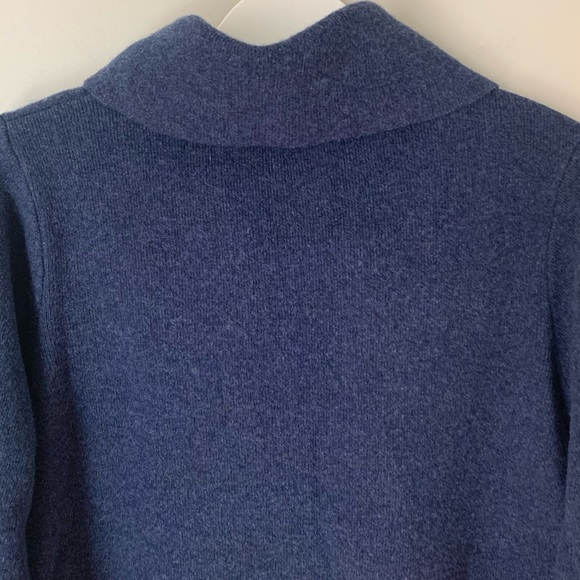 🌸HOST PICK🌸 CHIARAMENTE size L two-tone blue wool sweater - Picture 9 of 12
